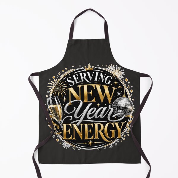 Item preview, Serving New Year Energy – Funny New Year's Eve Celebration Design designed and sold by TheStephanieRome.