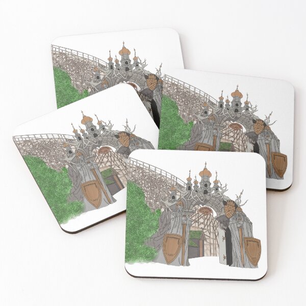 Item preview, Wodan Timburcoaster - Europa-Park Wooden Coaster Illustration (Theme Park Fan Art) designed and sold by FoolishDreamers.