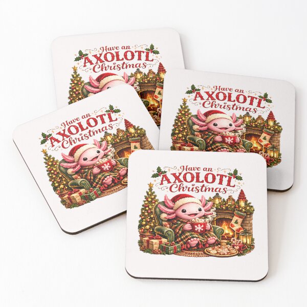 Item preview, Have an AXOLOTL Christmas Cute Festive Amphibian designed and sold by Genius Geek.
