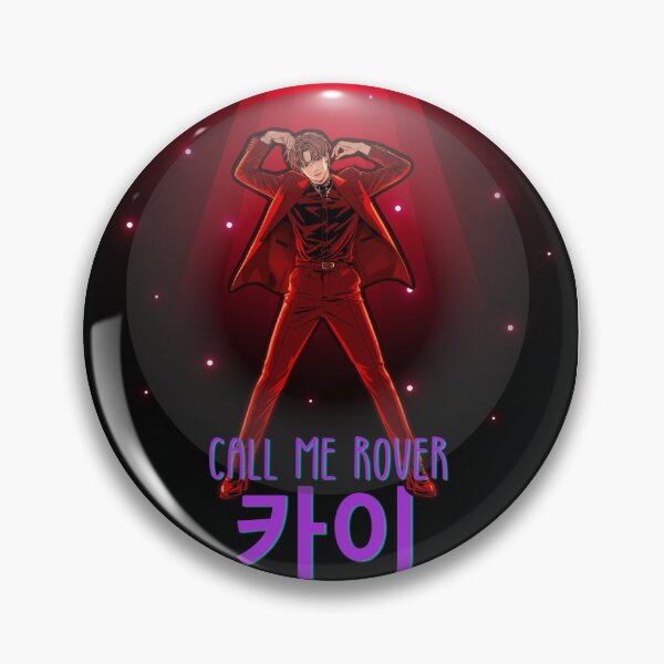Item preview, Kai Rover Red Suit Solo Dancer Neon Stage Kpop Graphic designed and sold by Gameshalah's Designs Hub.