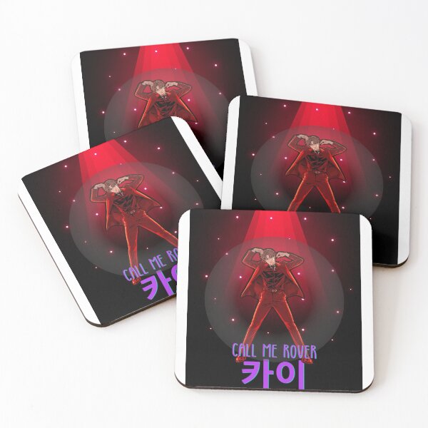 Item preview, Kai Rover Red Suit Solo Dancer Neon Stage Kpop Graphic designed and sold by Gameshalah's Designs Hub.
