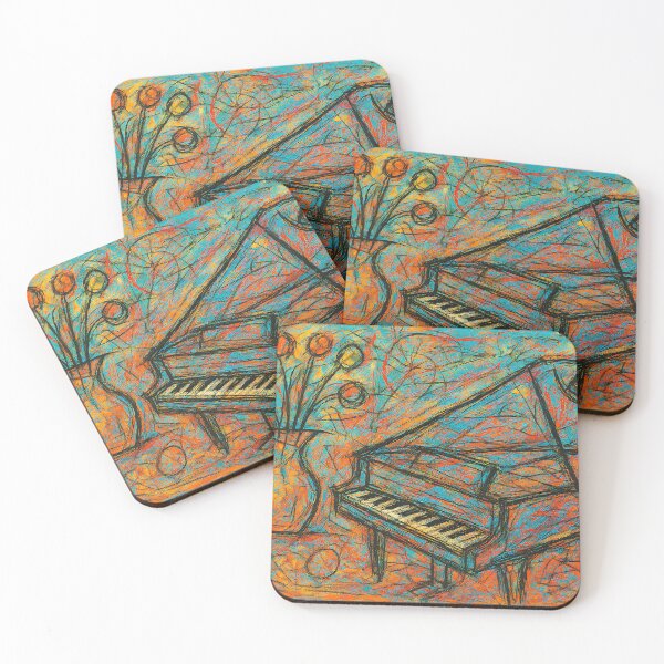 Item preview, Piano with flowers designed and sold by YannisZART.