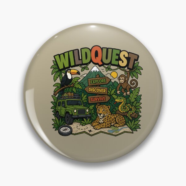Item preview, WildQuest – Explore Discover Survive Adventure T-Shirt designed and sold by Aimetoi.