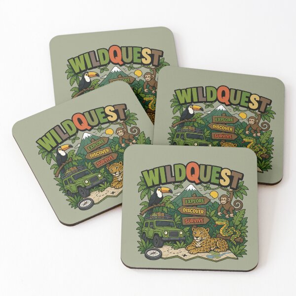 Item preview, WildQuest – Explore Discover Survive Adventure T-Shirt designed and sold by Aimetoi.