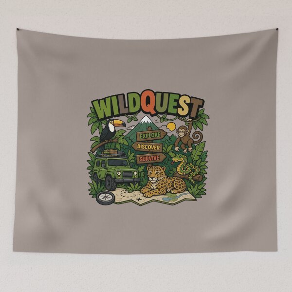 Item preview, WildQuest – Explore Discover Survive Adventure T-Shirt designed and sold by Aimetoi.