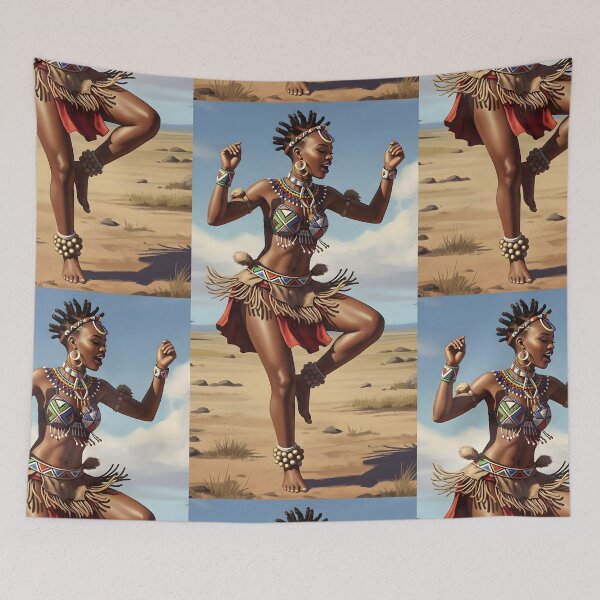 Item preview, African dancing Woman designed and sold by Joshuasanga76a.