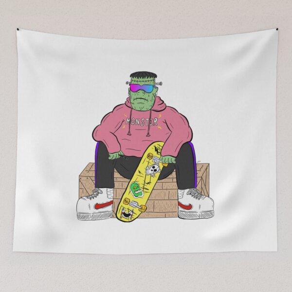 Item preview, Stitched Monster Skate Crew designed and sold by trotmadlyart.