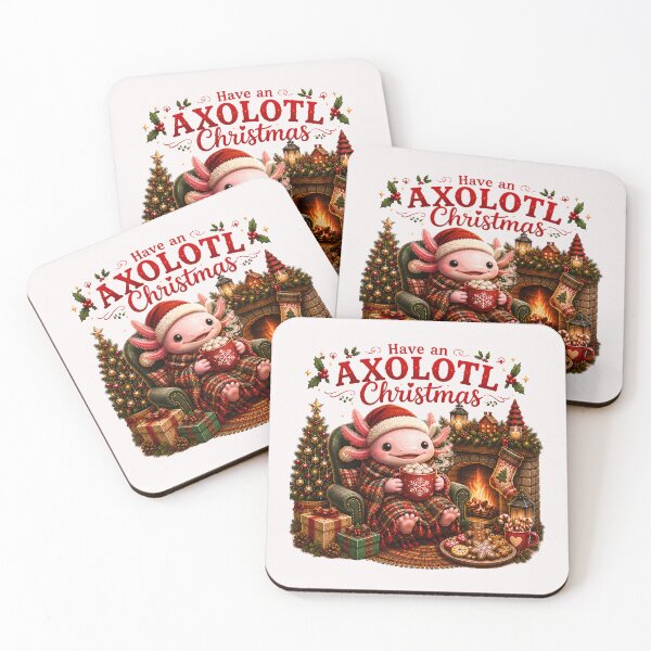 Item preview, Have an AXOLOTL Christmas Cute Festive Amphibian designed and sold by Genius Geek.