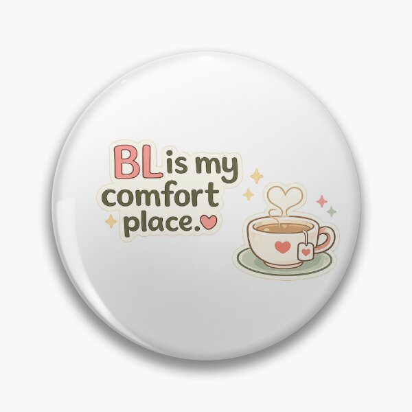 Item preview, BL Is My Comfort Place – Cozy Tea Aesthetic Sticker designed and sold by FanDiaryStudio.