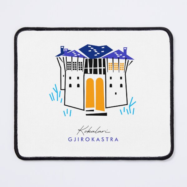 Item preview, Kokalari House, Gjirokastër Illustration designed and sold by INTRIGUEprints.