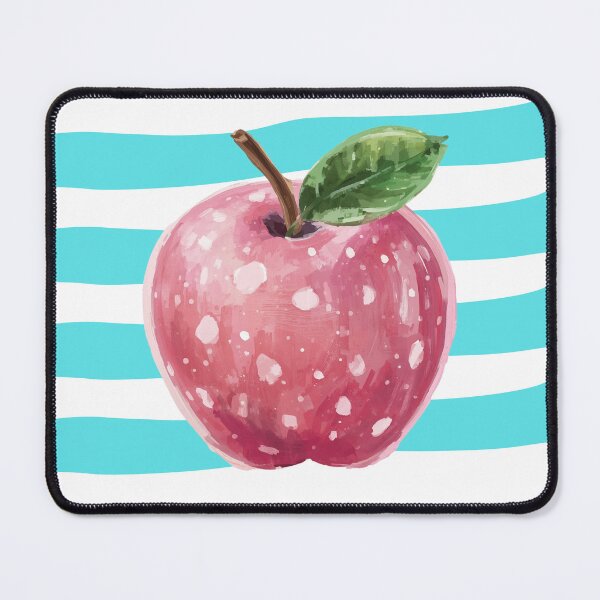 Item preview, Coastal Pink Apple Teal Stripes Teacher Mom, Back to School, Elementary Teacher, Fruit Lover Gift designed and sold by Oddifys.