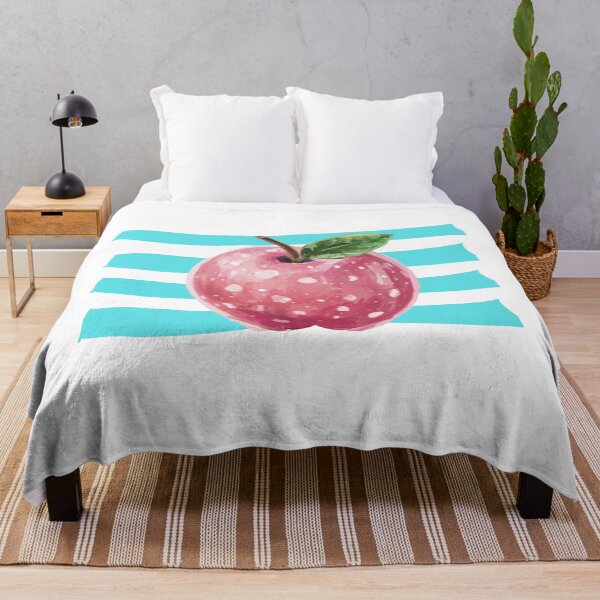 Item preview, Coastal Pink Apple Teal Stripes Teacher Mom, Back to School, Elementary Teacher, Fruit Lover Gift designed and sold by Oddifys.