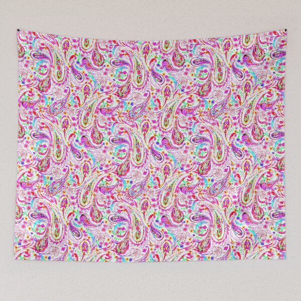 Item preview, Paisley ornament in purple and red designed and sold by bokasin.