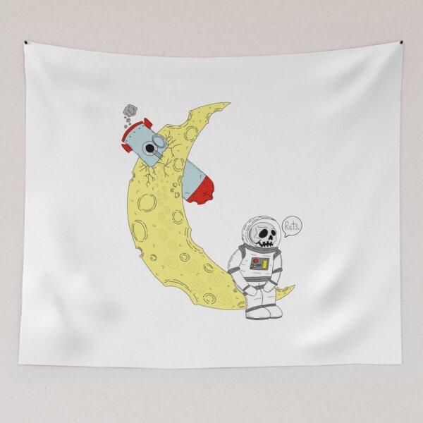 Item preview, Crash Landing on the Cheese Moon designed and sold by trotmadlyart.