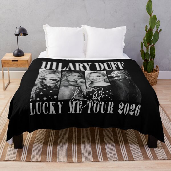Item preview, Hilary Duff Lucky Me Tour 2026 Vintage Concert Graphic T-Shirt Pop Star Fan Tee designed and sold by MichaelAdamArt.