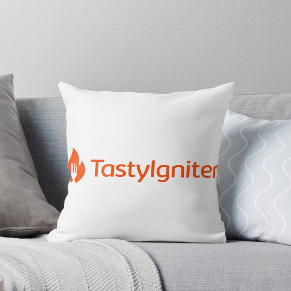Item preview, TastyIgniter Orange Flame and Fork Restaurant Ordering System Logo designed and sold by jzedolpu.