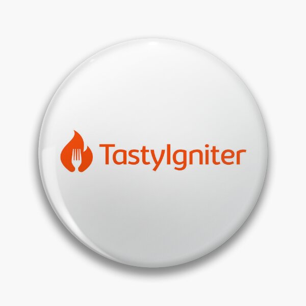 Item preview, TastyIgniter Orange Flame and Fork Restaurant Ordering System Logo designed and sold by jzedolpu.