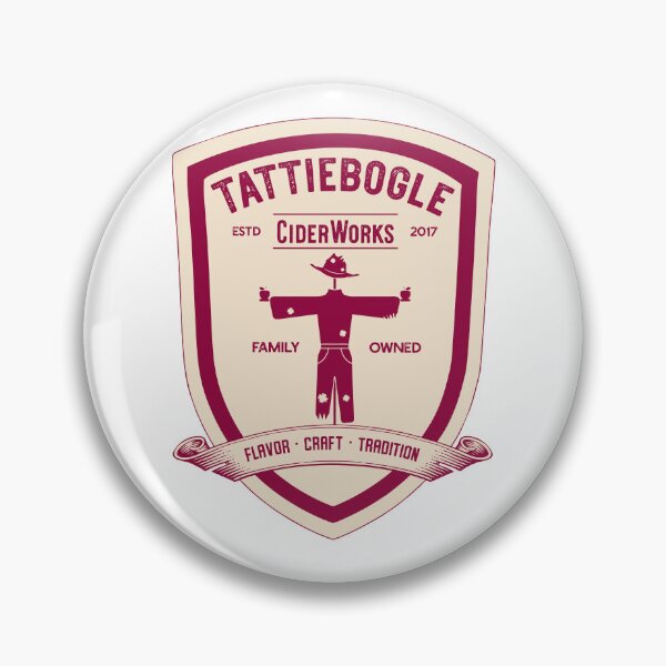 Item preview, Tattiebogle CiderWorks Family Owned Craft Cider Crest Logo Design designed and sold by jzedolpu.