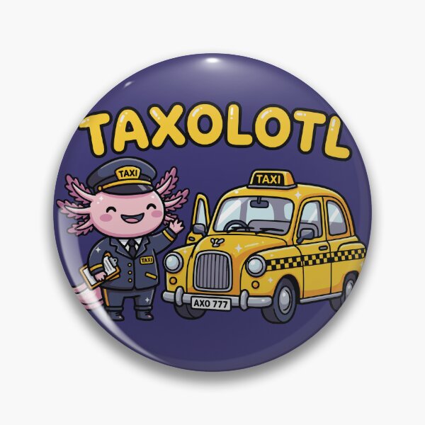 Item preview, Taxolotl Cute Axolotl Taxi Driver Pun designed and sold by chriswo-design.