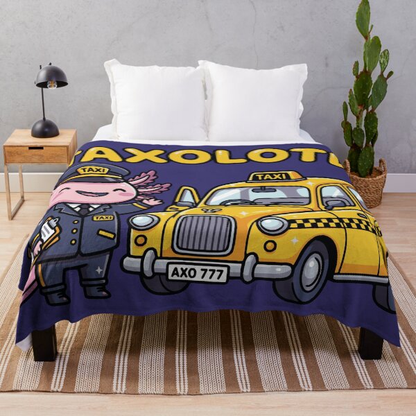 Item preview, Taxolotl Cute Axolotl Taxi Driver Pun designed and sold by chriswo-design.
