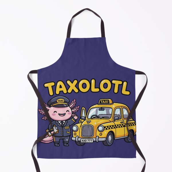Item preview, Taxolotl Cute Axolotl Taxi Driver Pun designed and sold by chriswo-design.