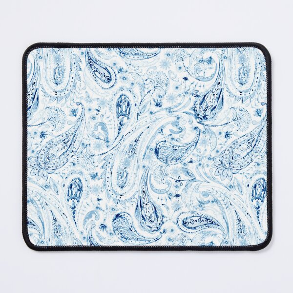 Item preview, Paisley ornament in blue designed and sold by bokasin.