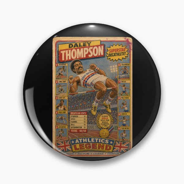 Item preview, Daley Thompson Trading Card designed and sold by halibutgoatramb.