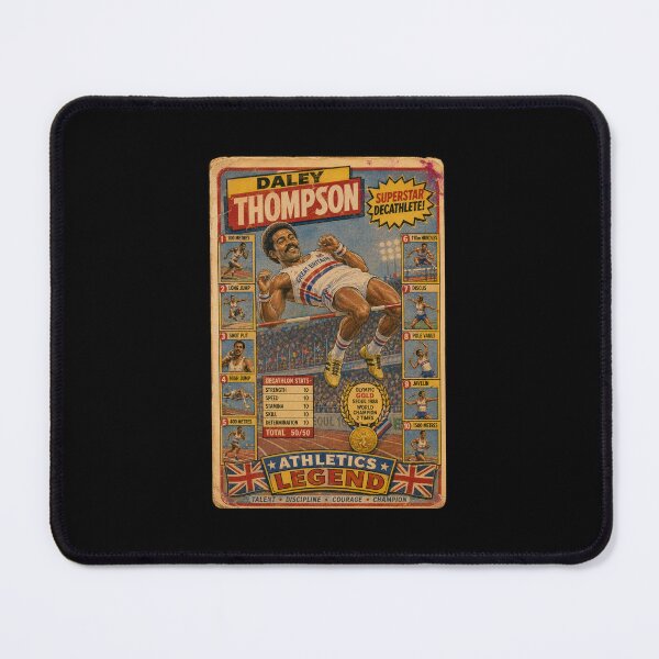 Item preview, Daley Thompson Trading Card designed and sold by halibutgoatramb.