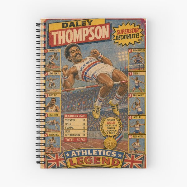 Item preview, Daley Thompson Trading Card designed and sold by halibutgoatramb.