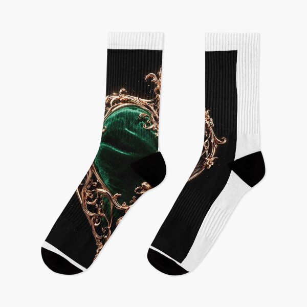 Item preview, Emerald Green Velvet Heart Dark Royal Edition designed and sold by WonderDokkan.