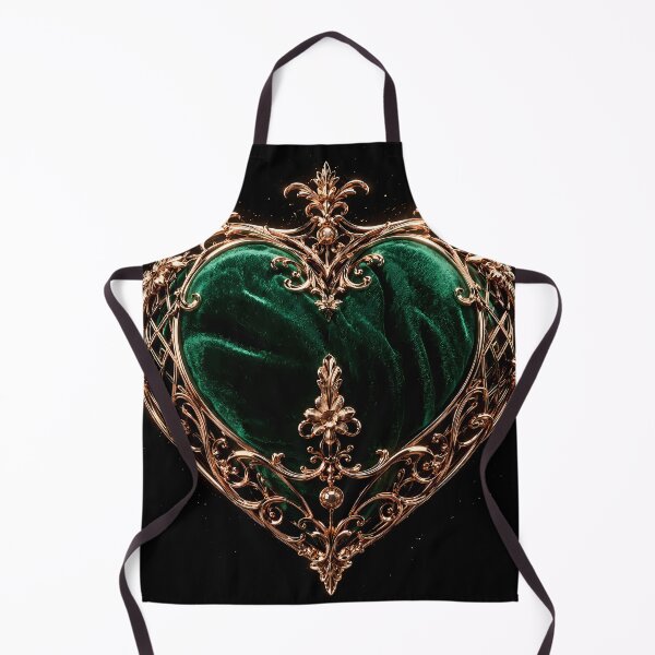Item preview, Emerald Green Velvet Heart Dark Royal Edition designed and sold by WonderDokkan.