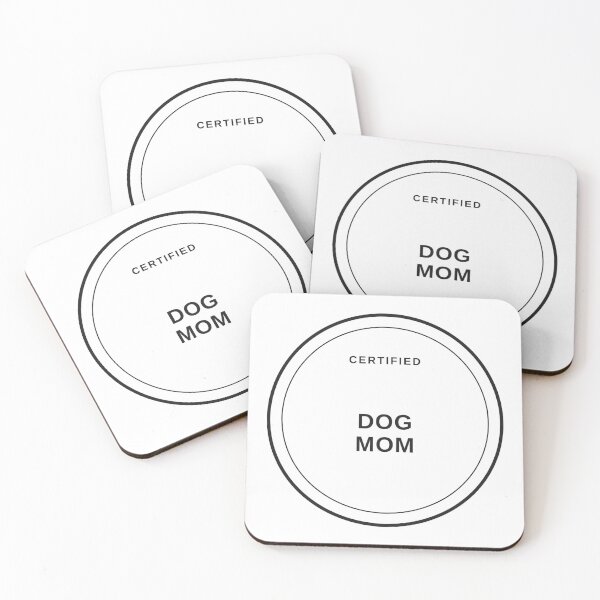 Item preview, Certified Dog Mom Badge designed and sold by BarkAndCo.