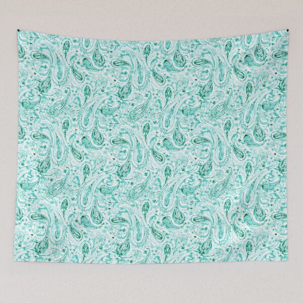 Item preview, Paisley ornament in green designed and sold by bokasin.
