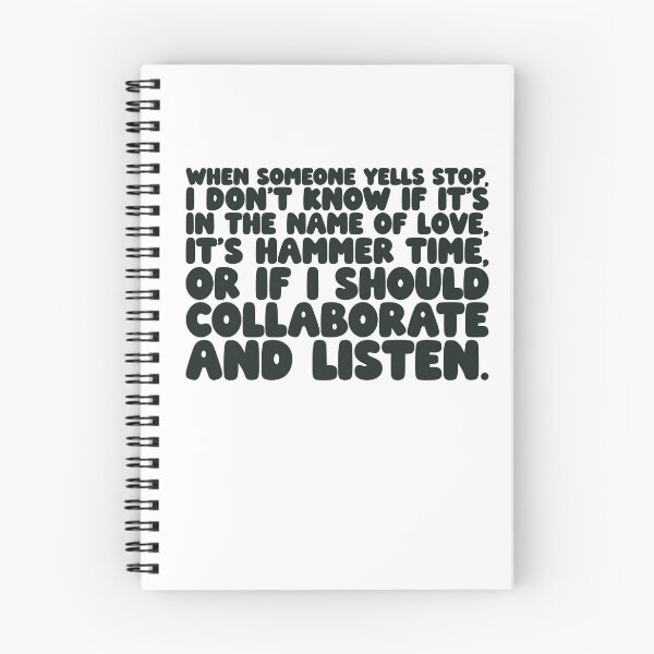Item preview, When Someone Yells STOP – Hammer Time vs Collaborate & Listen designed and sold by O.T.R Designs.