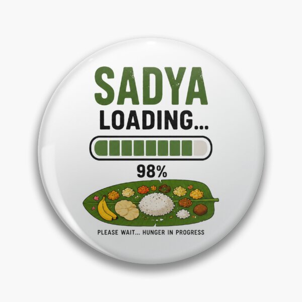Item preview, Sadya Loading Please Wait Hunger In Progress Funny Onam T-Shirt Gift designed and sold by SHREE ART STUDIO.