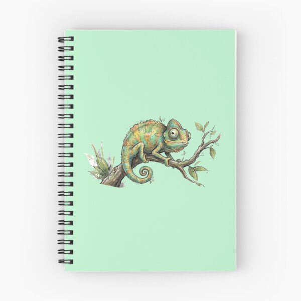 Item preview, Cool Chameleon Animal Pet Drawing in Jungle designed and sold by Reyano.