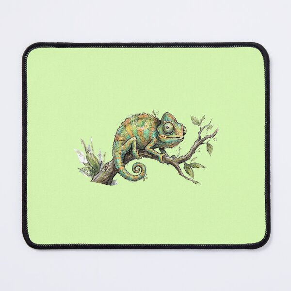 Item preview, Cool Chameleon Animal Pet Drawing in Jungle designed and sold by Reyano.
