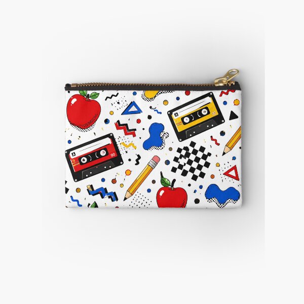 Item preview, Retro 90s School Stationery And Apple Pattern designed and sold by Thai Vibe Studio.