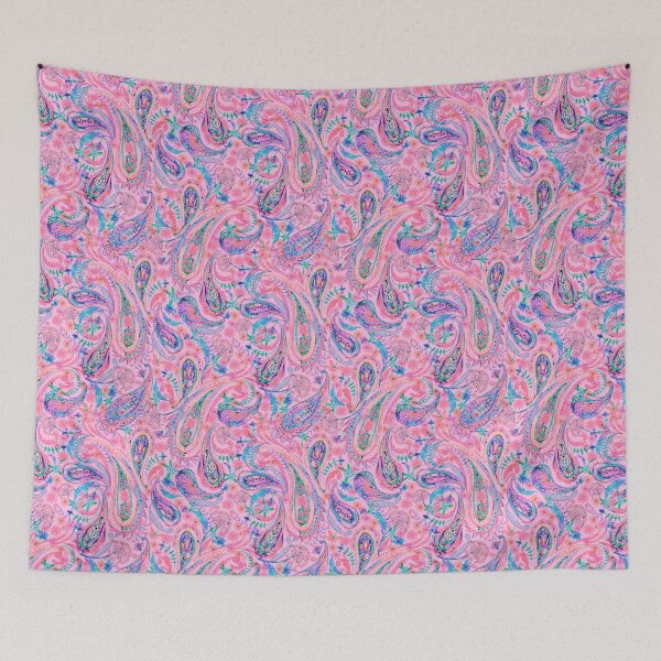 Item preview, Paisley ornament in pink designed and sold by bokasin.
