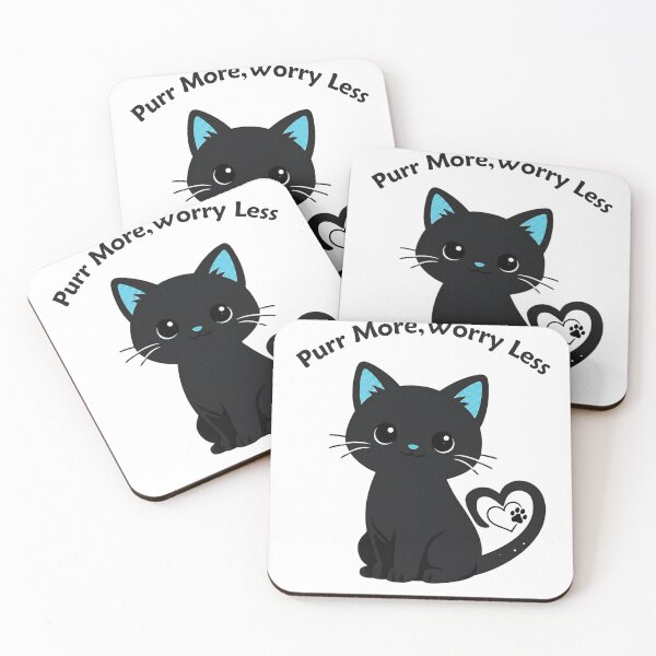 Item preview, Purr More Worry Less designed and sold by teeNova Wear.