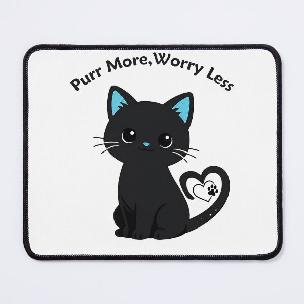 Item preview, Purr More Worry Less designed and sold by teeNova Wear.