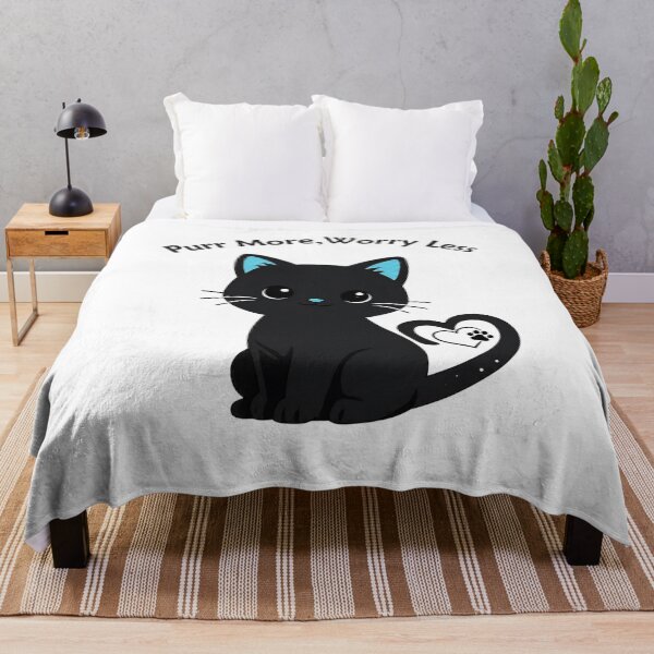 Item preview, Purr More Worry Less designed and sold by teeNova Wear.