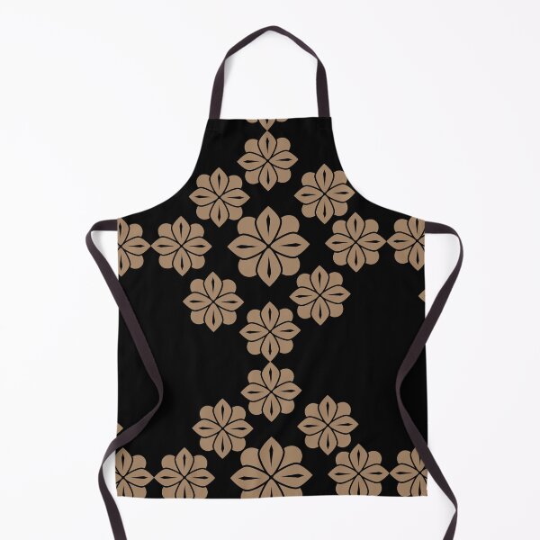 Item preview, Gold Brown Floral Geometric Mandala Pattern designed and sold by Jyoti-Quotes.