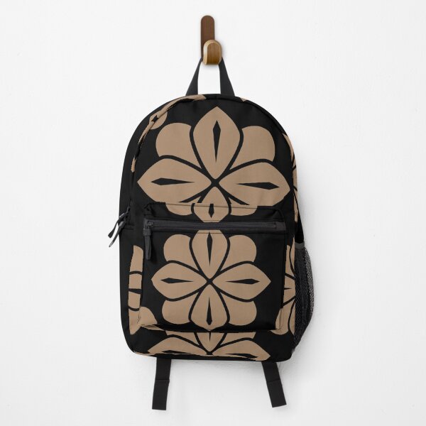 Item preview, Gold Brown Floral Geometric Mandala Pattern designed and sold by Jyoti-Quotes.