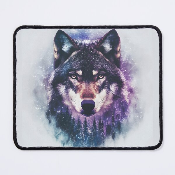Item preview, 3d Render Of Geometric Wolf Forest Digital designed and sold by Checho30.