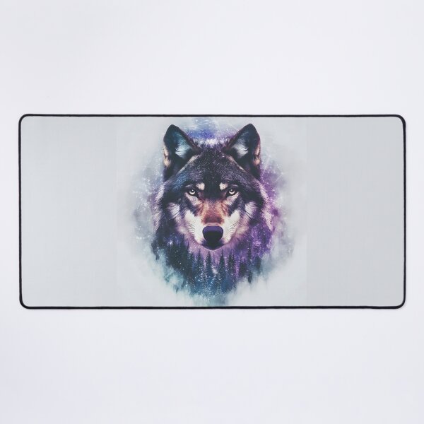 Item preview, 3d Render Of Geometric Wolf Forest Digital designed and sold by Checho30.