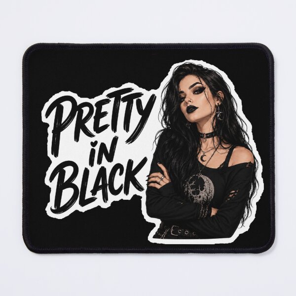 Item preview, Pretty in Black designed and sold by AbstractAnom.