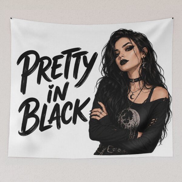 Item preview, Pretty in Black designed and sold by AbstractAnom.