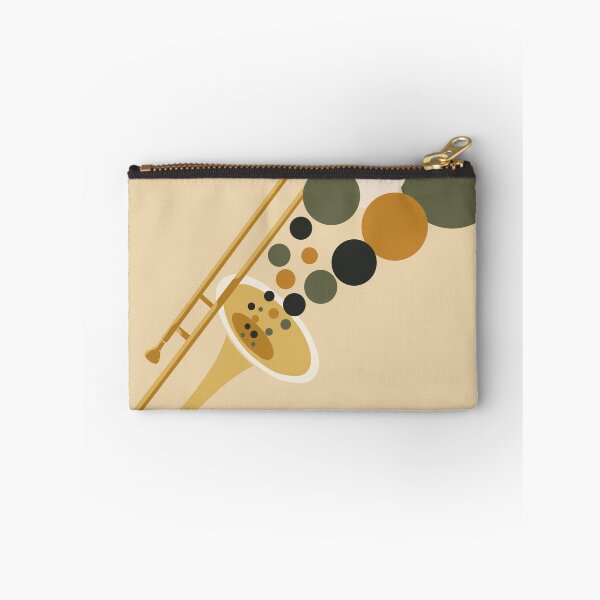 Item preview, Abstract Trombone Art | Bauhaus Music Print | Mid-Century Modern Jazz Print | Minimalist Geometric Brass Instrument Decor designed and sold by Studio pod Burom.