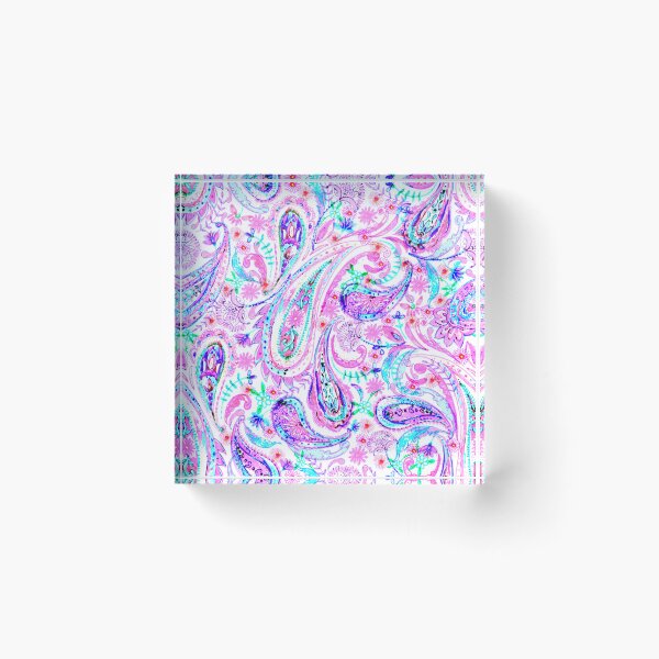 Item preview, Paisley ornament in purple designed and sold by bokasin.